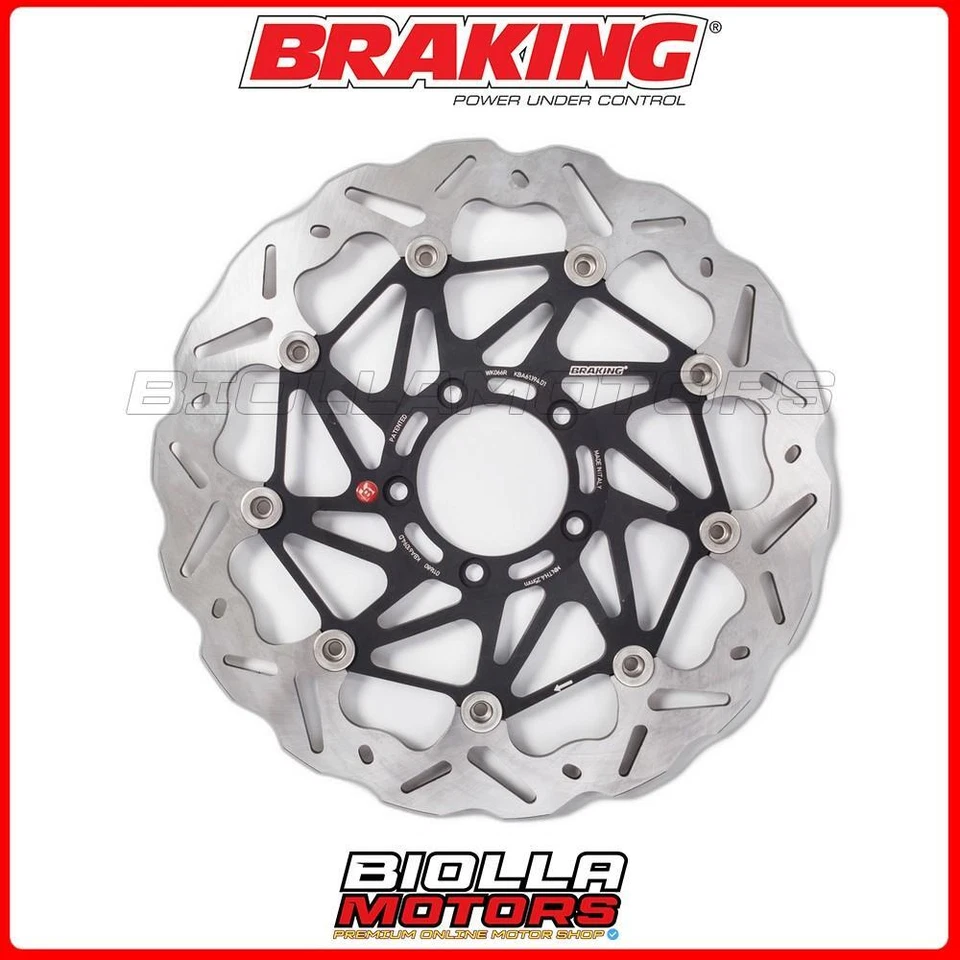 WK066R DISCO FRENO ANTERIORE DX BRAKING DUCATI 999 S 998 2004 - WAVE FLOTTANTE S Foto 1 de 4