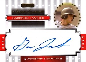 2008 Razor Signature Series Exclusives Autograph #ES27 Garrison Lassiter AUTO