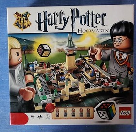 LEGO 3862 Harry Potter Hogwarts Board Game Missing 1 Small Piece Read