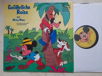 Dangerous Journey with Mickey Mouse Comic Audioplay *70s Disneyland Vinyl LP* Foto 1 de 2
