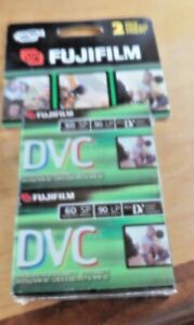Fujifilm DVC Mini DV 60 Min SP 90 Min LP 2 Pack Sealed