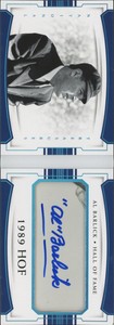 2018 NATIONAL TREASURES AL BARLICK CUT BOOKLETS HOF AUTOGRAPH 32/49 UMPIRE