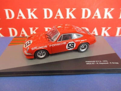 Die cast 1/43 Modellino Auto Porsche 911 S IMSA GT 1972 H. Haywood - Immagine 1 di 4