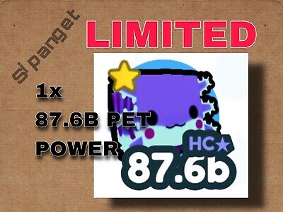 1x 80B+ POWER HARDCORE UPDATE PET BRAND NEW Simulator PSX Pet Sim X Dm Me • 18.15£