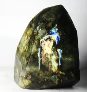 1.43lb HIGH GRADE NATURAL Labradorite ORE / Fire GEM Stone Furnishing articles - Picture 1 of 12
