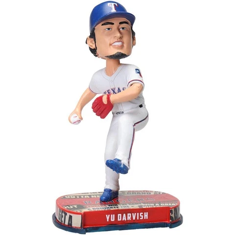 Yu Darvish Texas Rangers Yu Darvish Headline Bobblehead MLB Baseball Cover
