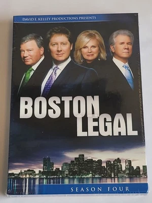 Boston Legal: Complete Fourth Season 4 Four (DVD, 5-Discs, 2007) New Sealed - Image 1 of 4