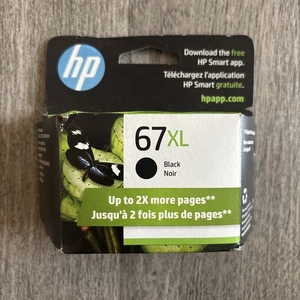Genuine HP 67XL (3YM57AA) Black Ink Cartridge Dated November 2026 - Afbeelding 1 van 3