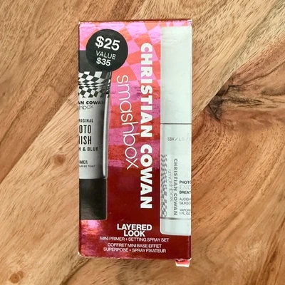 Smashbox Christian Cowan Layered Look Mini Primer 0.34Oz + Setting Spray 1oz Set - Image 1 of 4