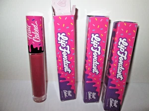 3x Half Caked Lip Fondant Liquid Lipstick WANNABE 0.14 fl oz Boxed Soft Rose - Picture 1 of 2