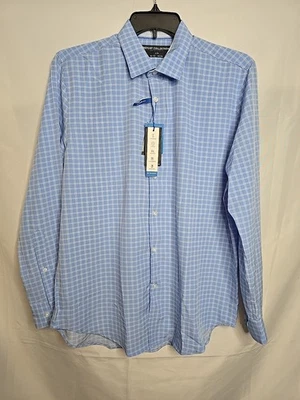 COLECCIÓN INFORME L/S IMPRESIÓN A CUADROS 4 VÍAS AJUSTE MODERNO 16.5 34/35 Foto 1 de 4