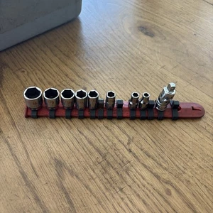 Matco 1/4” Dr Socket Set SAE 3/16 - 9/16 6pt Nice - Picture 1 of 9