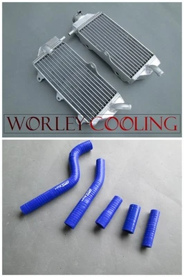 NJ-FOR Yamaha YZF250 YZ250F YZ 250 F 2010 2011 2012 2013 radiator and hose BLUE - Imagem 1 de 4