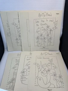 By My Hand Country Cat Stitchery Embroidery Block of the Month Missing January - Picture 1 of 9