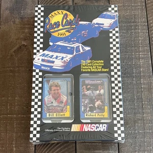 1991 MAXX Race Cards Complete 240 NASCAR Card Set FACTORY SEALED BOX - Picture 1 of 3
