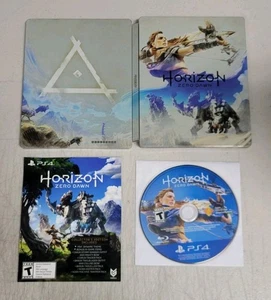 Horizon Zero Dawn PS4 Steelbook Case Edition Sony PlayStation 4 Includes Game - Picture 1 of 4