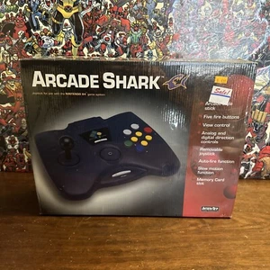 Brand New - Interact Arcade Shark Joystick - Nintendo 64 N64 - SEALED - Picture 1 of 6