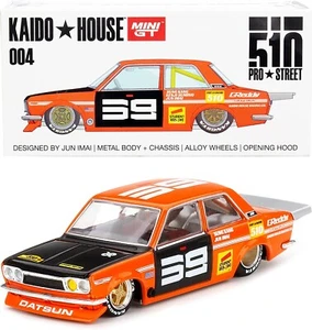 Mini GT Kaido House Datsun 510 Pro Street SK510 naranja 1:64 KHMG004 - Imagen 1 de 4