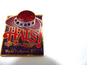 Red Hat Society MUSICAL WORLD PREMIERE 2006 Member Pin Enamel Hat Lapel - Picture 1 of 2