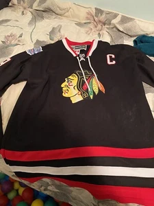 Reebok NHL Jersey Chicago Blackhawks Jonathan Toews Stadium Series Black Sz 56 - Picture 1 of 3