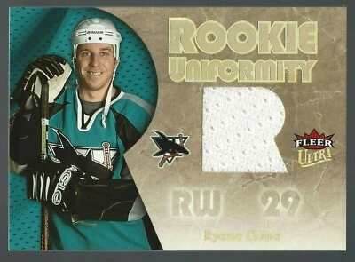Ryane Clowe 2005-06 Ultra Rookie Uniformity Jerseys Card# RU-RC - Image 1 of 4