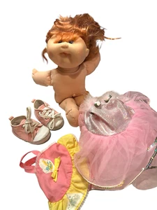 Cabbage Patch doll red hair tongue Mattel First Edition 1978 1983 tush tag 1995 - Picture 1 of 12
