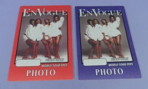 En Vogue Funky Divas Tour 1992 Pair of Unused Backstage Photo Passes - Picture 1 of 1