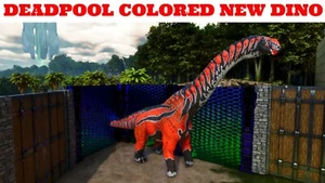 🔥ARK Survival Ascended PvE PC/XBOX/PS NEW Dreadnoughtus Deadpool Colored 🔥 - Picture 1 of 5