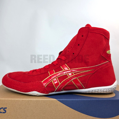 Scarpe da wrestling ASICS 1083A001 rosso rosso (oro) pizzo: rosso EX EO (TWR900) successore