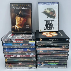 DVD Movies Lot Of 30 Action Comedy Drama SciFi Full Metal Jacket Zoolander Robot - Picture 1 of 3