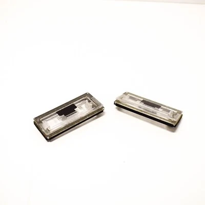 BMW 3 E46 Touring License Plate Light Lenses 2pcs 51138236854 NEW GENUINE - Image 1 of 4