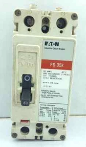 EATON FD2060L FD 35K 60 AMPS 2 POLE CIRCUIT BREAKER - Picture 1 of 11