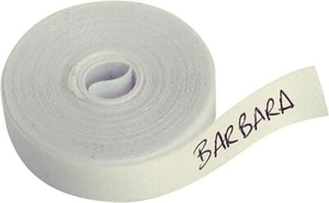 Etiquetas blancas para escribir en cinta, planchar en tela para marcar ropa, termoadhesivas - Imagen 1 de 9