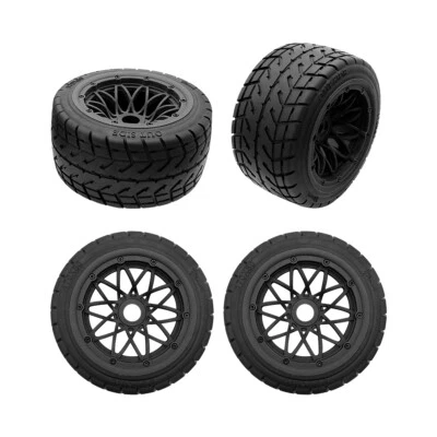 Vorne Hinten Straßenfahrradreifen mit Nylonfelgen für 1/5 HPI Rovan Baja 5B SS - Bild 1 von 4