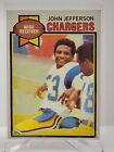 1979 Topps John Jefferson Rookie Card RC - San Diego Chargers #217. rookie card picture