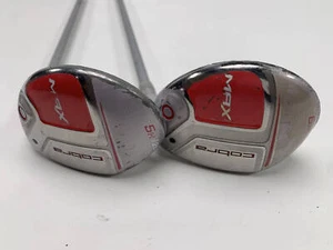 Cobra MAX 5 & 6 Hybrid Set 25* 28* Matrix MFS White Tie X4 50g Ladies RH - Picture 1 of 11