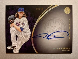 Jacob DeGrom *9/50* 2016 Topps The Mint Franchise Auto Card #FA-JD Mets - Picture 1 of 3