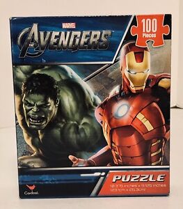 Marvel Avengers 100 piece puzzle set (9"x10.4") New Sealed Box