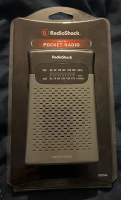 RadioShack Analog AM/FM Pocket Radio new 1200586 - Image 1 of 2