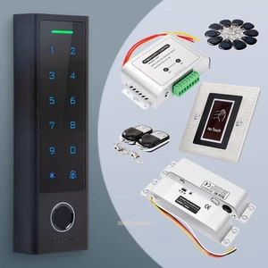 HOMSECUR Wetterfest WIFI Fingerabdruck RFID Zutrittskontrolle Set Schloss APP Entsperren - Bild 1 von 10