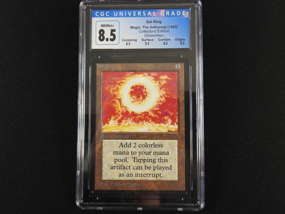 Sol Ring CGC 8.5 NM/Mint+ [Collector's Edition] Mtg Magic Free Shipping - Image 1 of 2