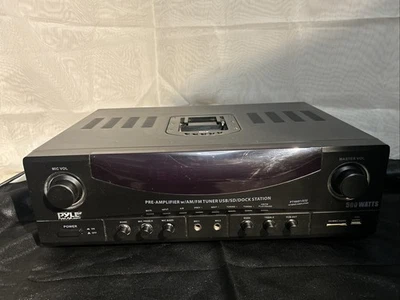 Pyle PT4601AIU 500-watt FM/AM Stereo Receiver  with USB/SD/iPod - Image 1 of 4