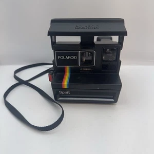 Polaroid Camera Spirit One Step 600 With Strap Land Instant Rainbow Stripe - Picture 1 of 6