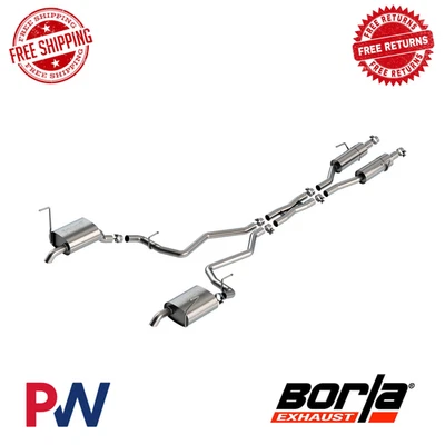 Escape trasero Borla tipo S Cat para Jeep Grand Cherokee 2021-2025 L 3,6 L V6 AT Foto 1 de 2
