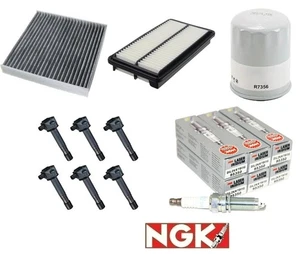 Ignition Coil & Platinum Spark Plugs Tune Up Kit For 2016-2021 Honda Pilot 3.5L - Picture 1 of 6