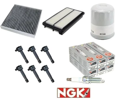 Ignition Coil & Platinum Spark Plugs Tune Up Kit For 2016-2021 Honda Pilot 3.5L - Image 1 of 4
