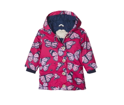 Impermeable Hatley Kids - Mariposas botánicas recubierto de algodón para niñas talla 2 6154 Foto 1 de 4