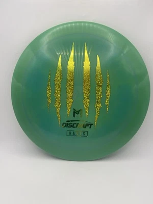 Discraft Disc Golf Green Esp Hades Mcbeth 6 Claw 170-72g Gold Pixel Camo Stamp - Image 1 of 4
