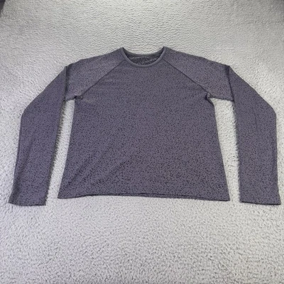 Athleta Girl Power Up Pebble Top Girls Large 12 Purple Long Sleeve Athletic - Image 1 of 4