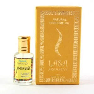 Lasa Aromatics White Musk Natural Perfume Oil Long Lasting Unisex Fragrance 10ML